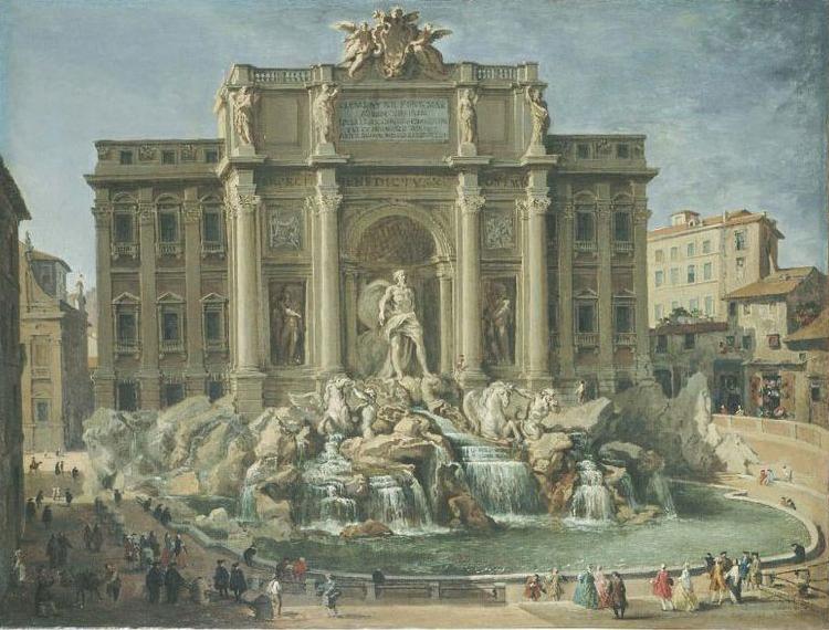 Giovanni Paolo Pannini Fountain of Trevi, Rome